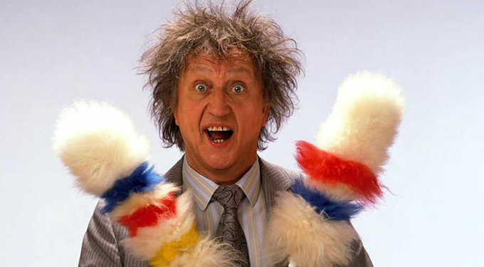 Ken Dodd tickling sticks